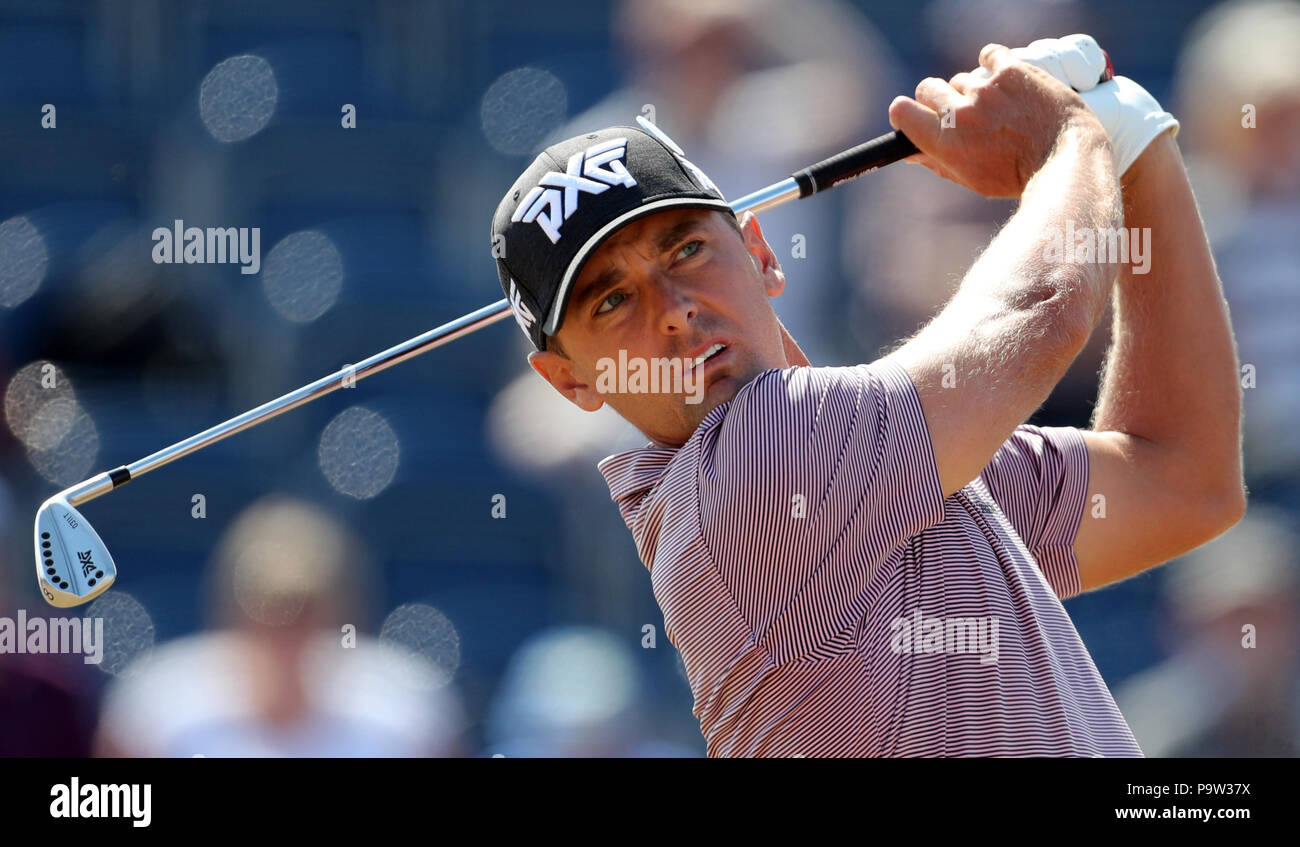 USA's Charles Howell III tees off the 3rd during day one of The Open Championship 2018 at Carnoustie Golf Links, Angus. PRESS ASSOCIATION Photo. Picture date: Thursday July 19, 2018. See PA story GOLF Open. Photo credit should read: Richard Sellers/PA Wire. Stock Photo