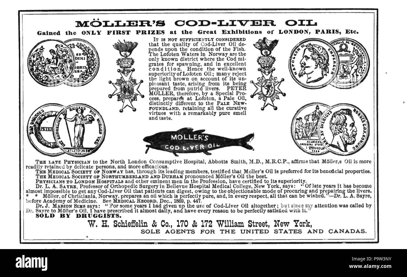Cod Liver Oil Advert Hi res Stock Photography And Images Alamy