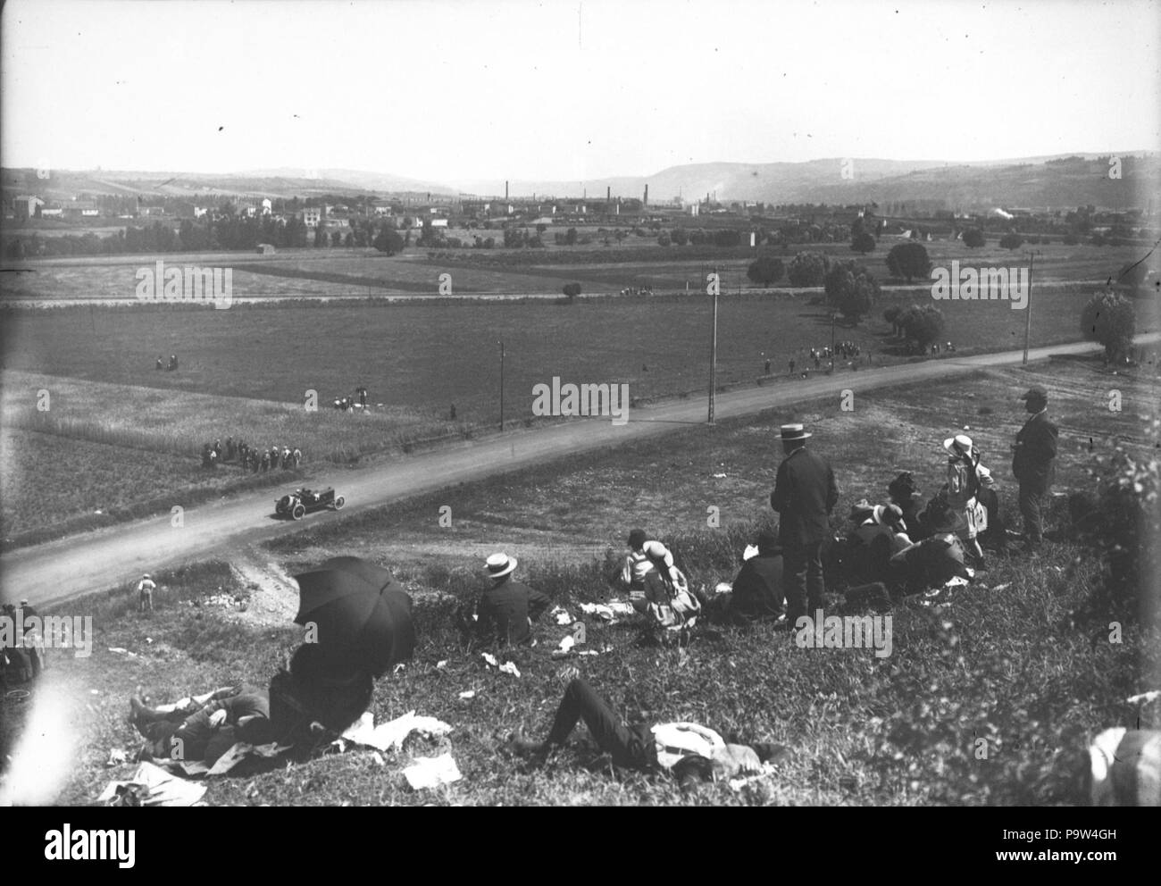 372 Dario Resta at the 1914 French Grand Prix Stock Photo