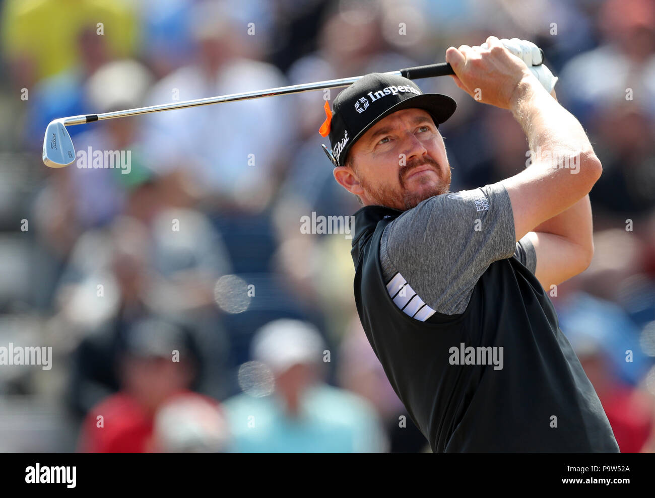 USA's Jimmy Walker tees off the 3rd during day one of The Open Championship  2018 at Carnoustie Golf Links, Angus. PRESS ASSOCIATION Photo. Picture  date: Thursday July 19, 2018. See PA story