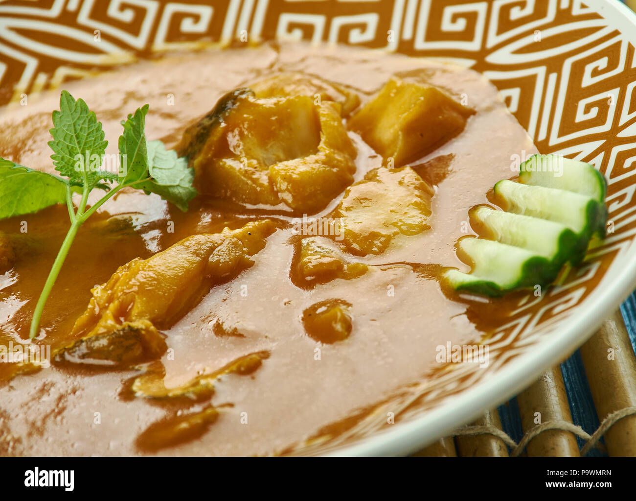 Alleppey fish curry Kerala Style spicy Fish Curry which is slightly