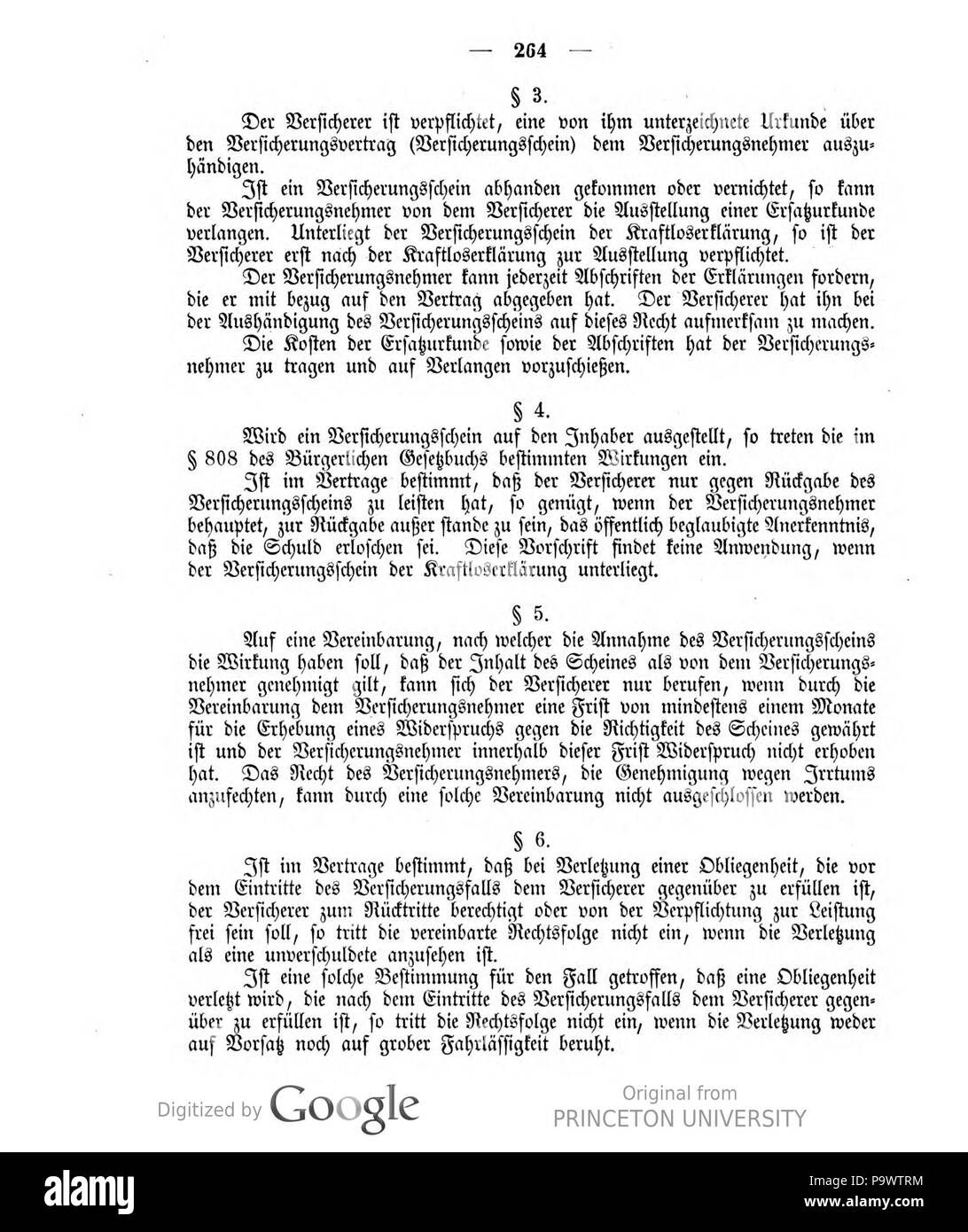 427 Deutsches Reichsgesetzblatt 1908 030 264 Stock Photo