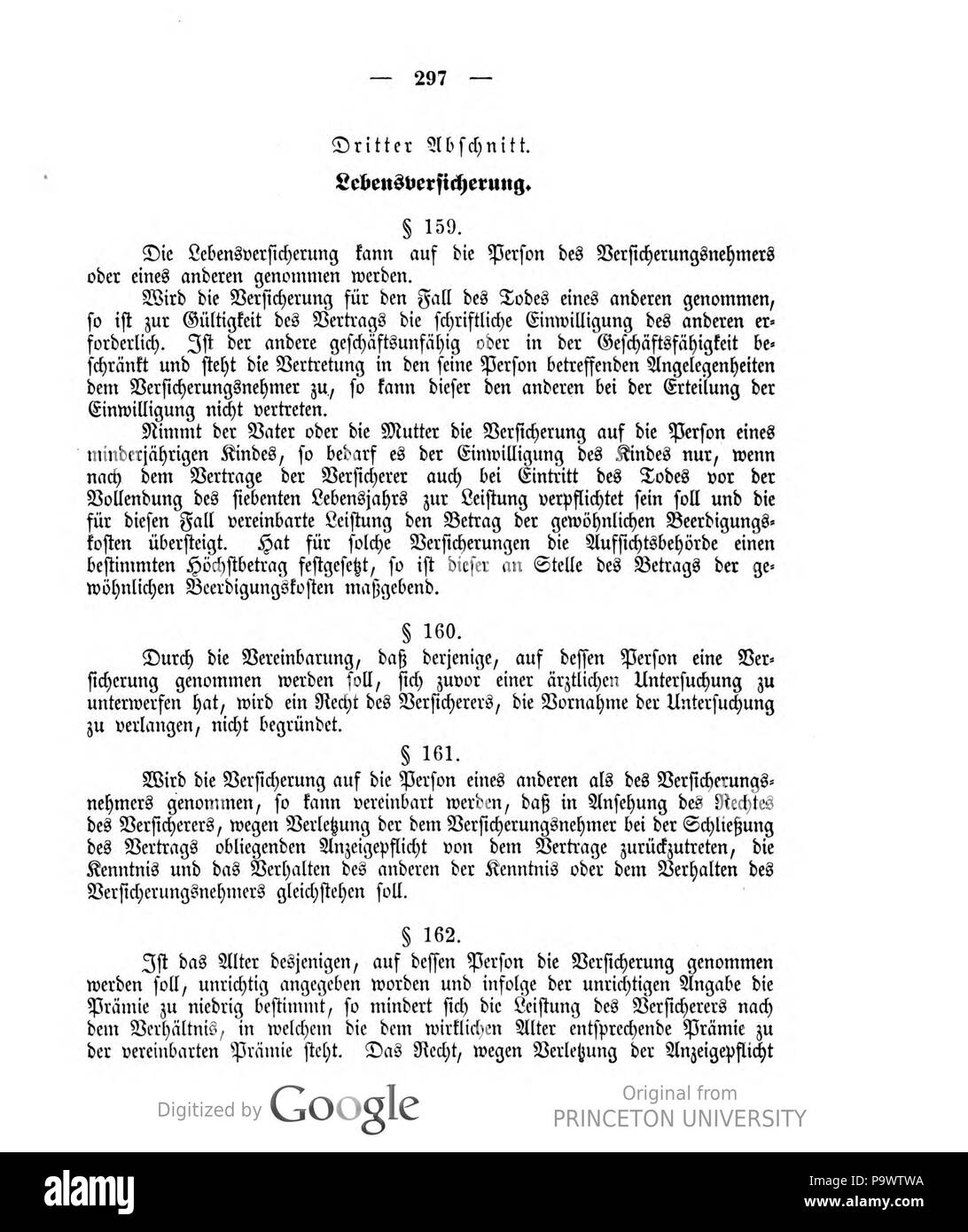 427 Deutsches Reichsgesetzblatt 1908 030 297 Stock Photo