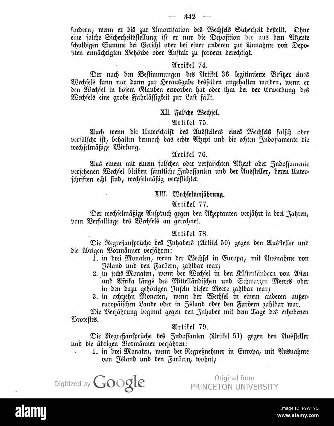 427 Deutsches Reichsgesetzblatt 1908 032 342 Stock Photo