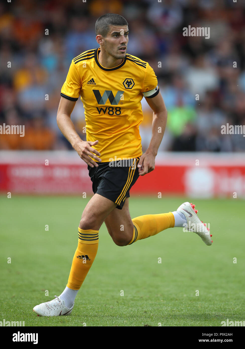 Wolverhampton Wanderers' Conor Coady during a pre season friendly match at the Banks's Stadium, Walsall. PRESS ASSOCIATION Photo. Picture date: Thursday July 19, 2018. Photo credit should read: Nick Potts/PA Wire. No use with unauthorised audio, video, data, fixture lists, club/league logos or 'live' services. Online in-match use limited to 75 images, no video emulation. No use in betting, games or single club/league/player publications. Stock Photo