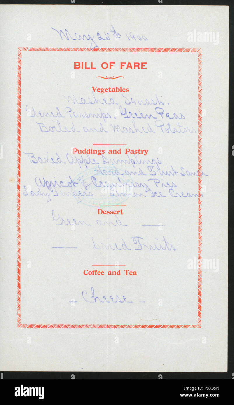 558 DINNER (held by) PACIFIC MAIL STEAMSHIP CO. (at) SS CITY OF RIO DE ...