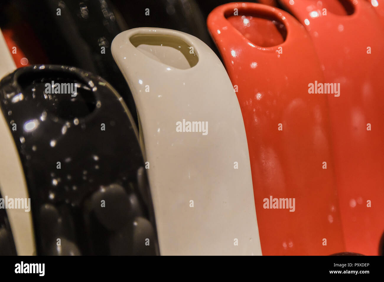 Abstract vases in black and white, background of vases Stock Photo Alamy