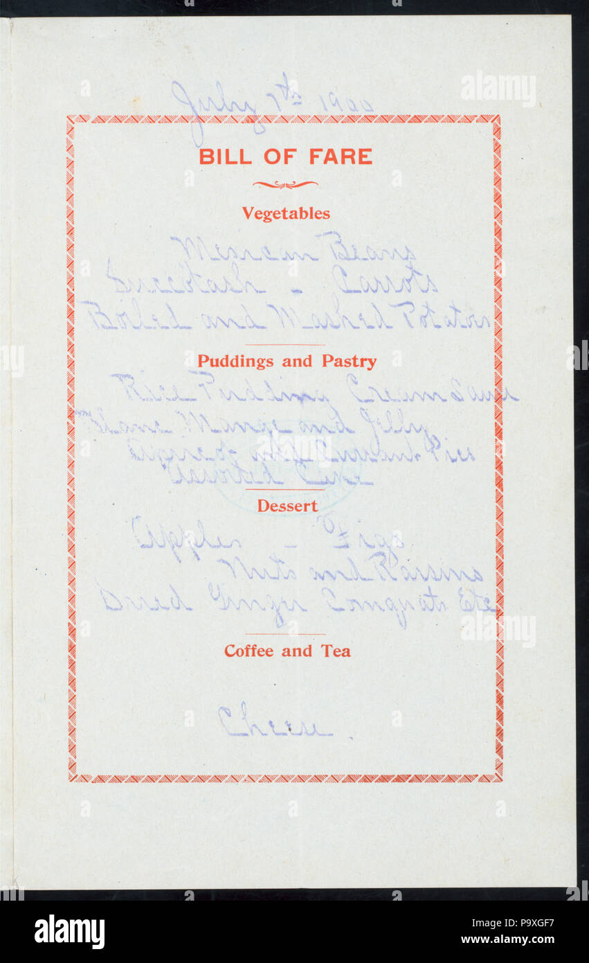 559 DINNER (held by) PACIFIC MAIL STEAMSHIP COMPANY (at) SS CITY OF RIO ...
