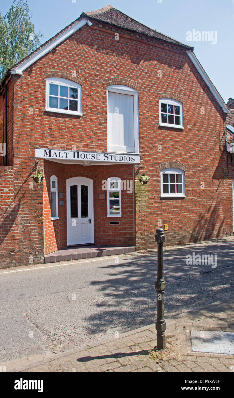 Waltham Malt House Studio Hampshire Stock Photo Alamy