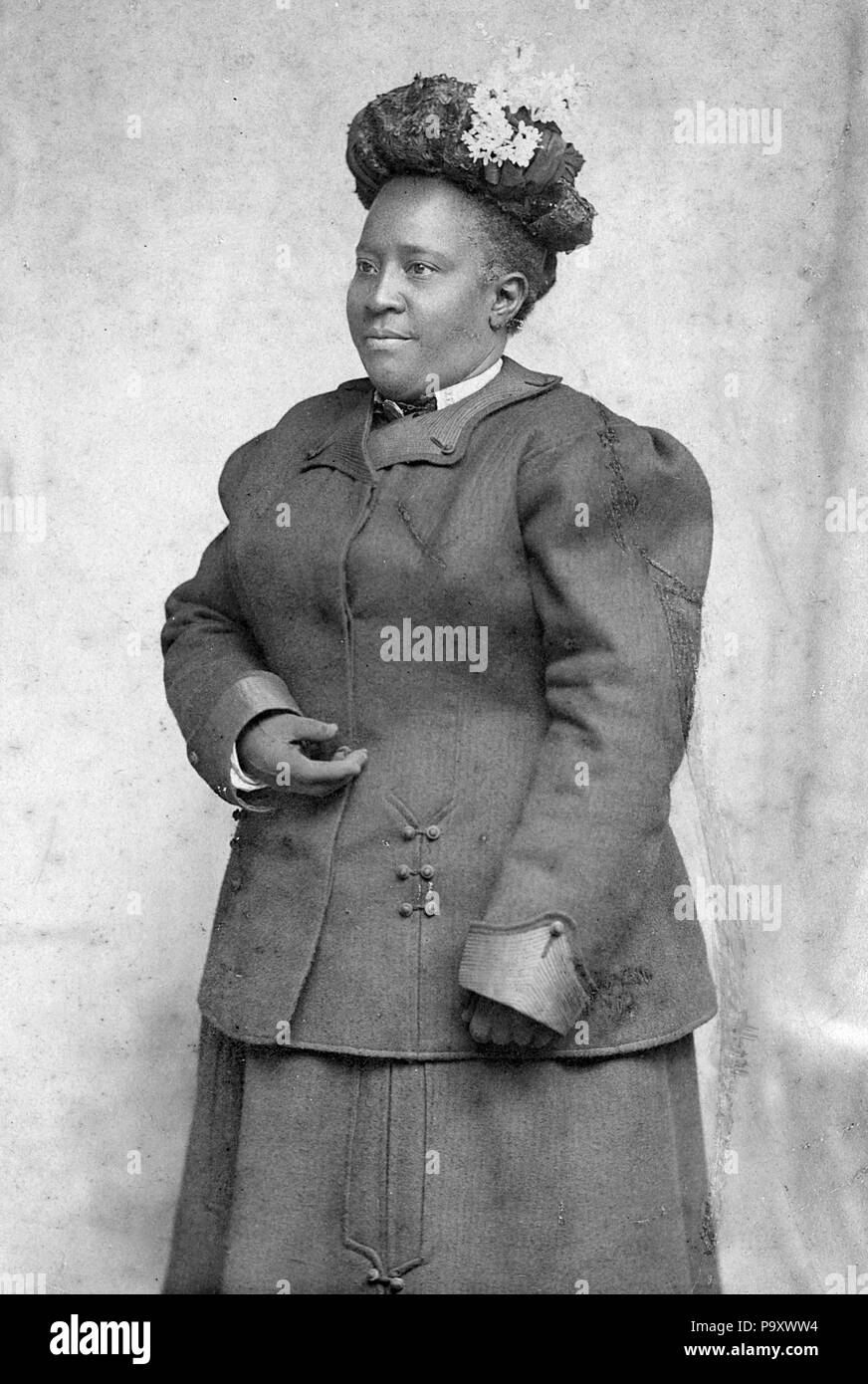 CAROLINE ANDERSON  (1848-1919) American pioneer Black physician Stock Photo