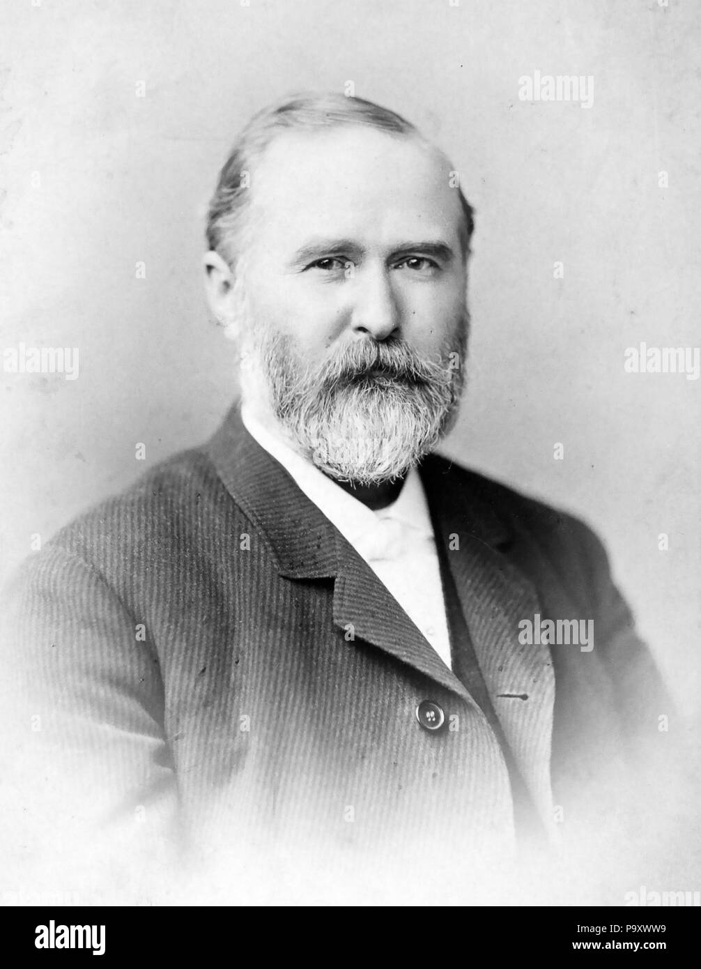 JOHN STETSON (1830-1906) American hat manufactuer Stock Photo