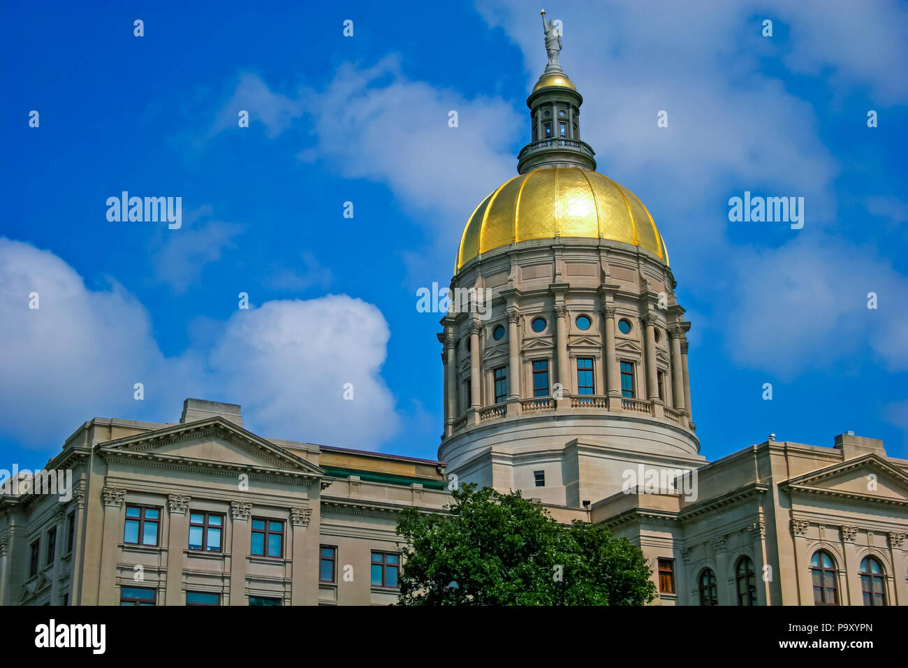 Georgia State Capitol Building Stock Photo