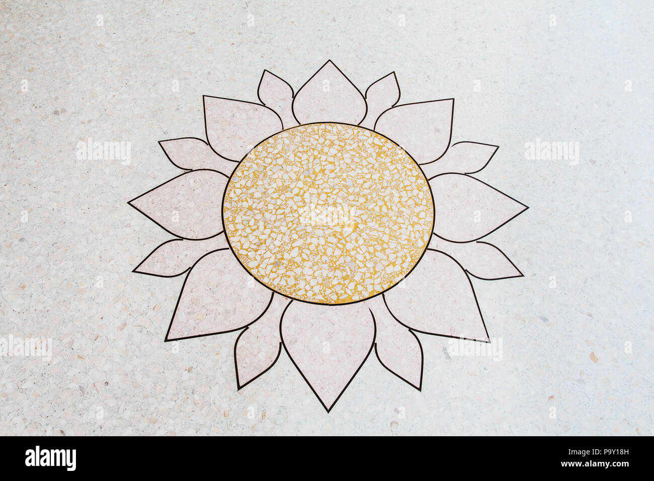 Beautiful Whets stone floor for background Stock Photo