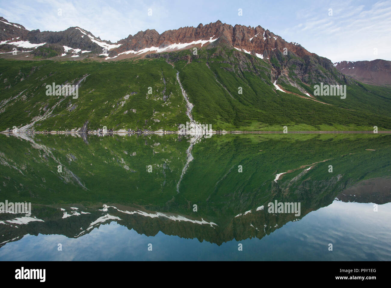 Castle Bay, Alaskan Peninsula Stock Photo