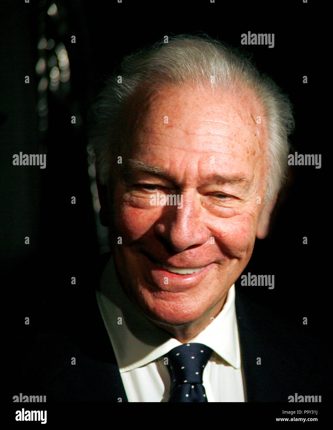 Christopher Plummer attending the Opening Night Party for INHERIT THE WIND at Bryant Park Grill in New York City. April 12, 2007 © Walter McBride / MediaPunch Stock Photo