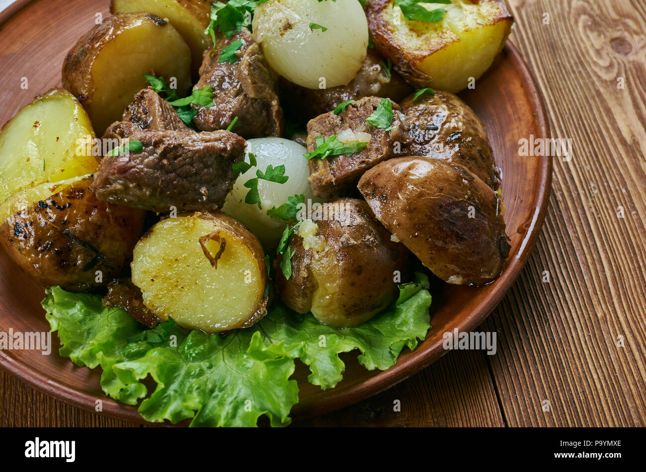 Carne de vinha d'alhos Portuguese dish, from the Portuguese islands