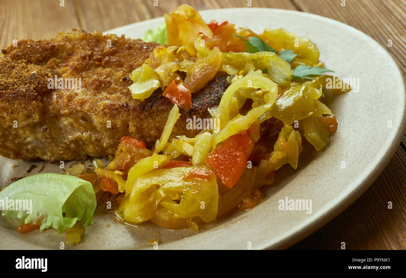 French Caribbean Creole Sauce For Fish seafood Stock Photo Alamy