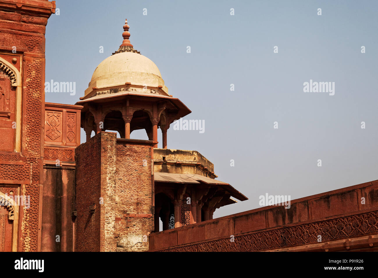 The Agra fort is a UNESCO World Heritage site and is also known as the