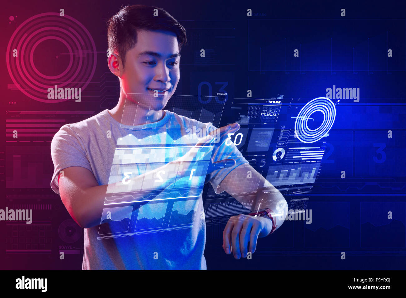 Hologram Future High Resolution Stock Photography And Images Alamy