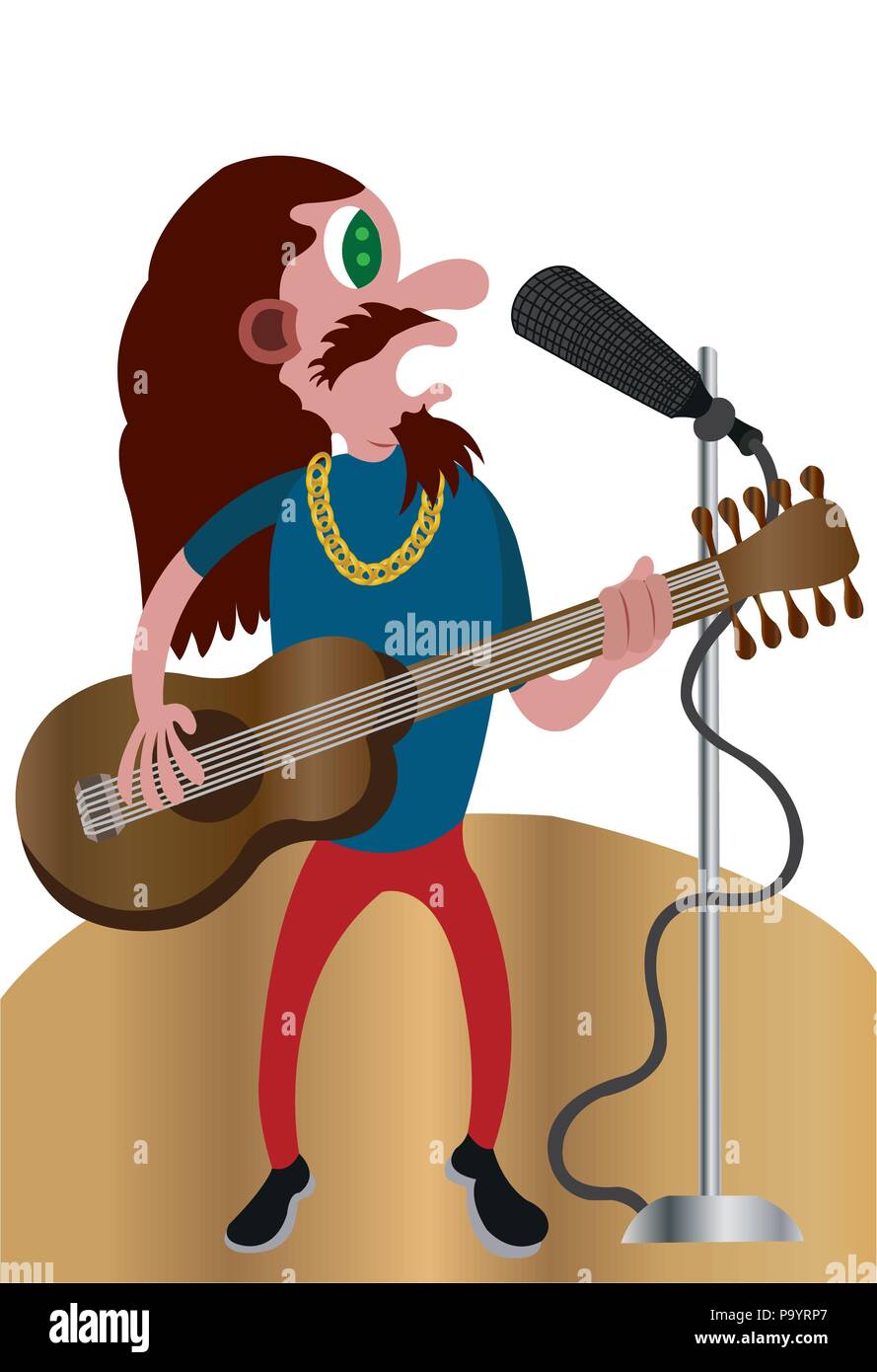 Singer songwriter live Stock Vector Images - Alamy