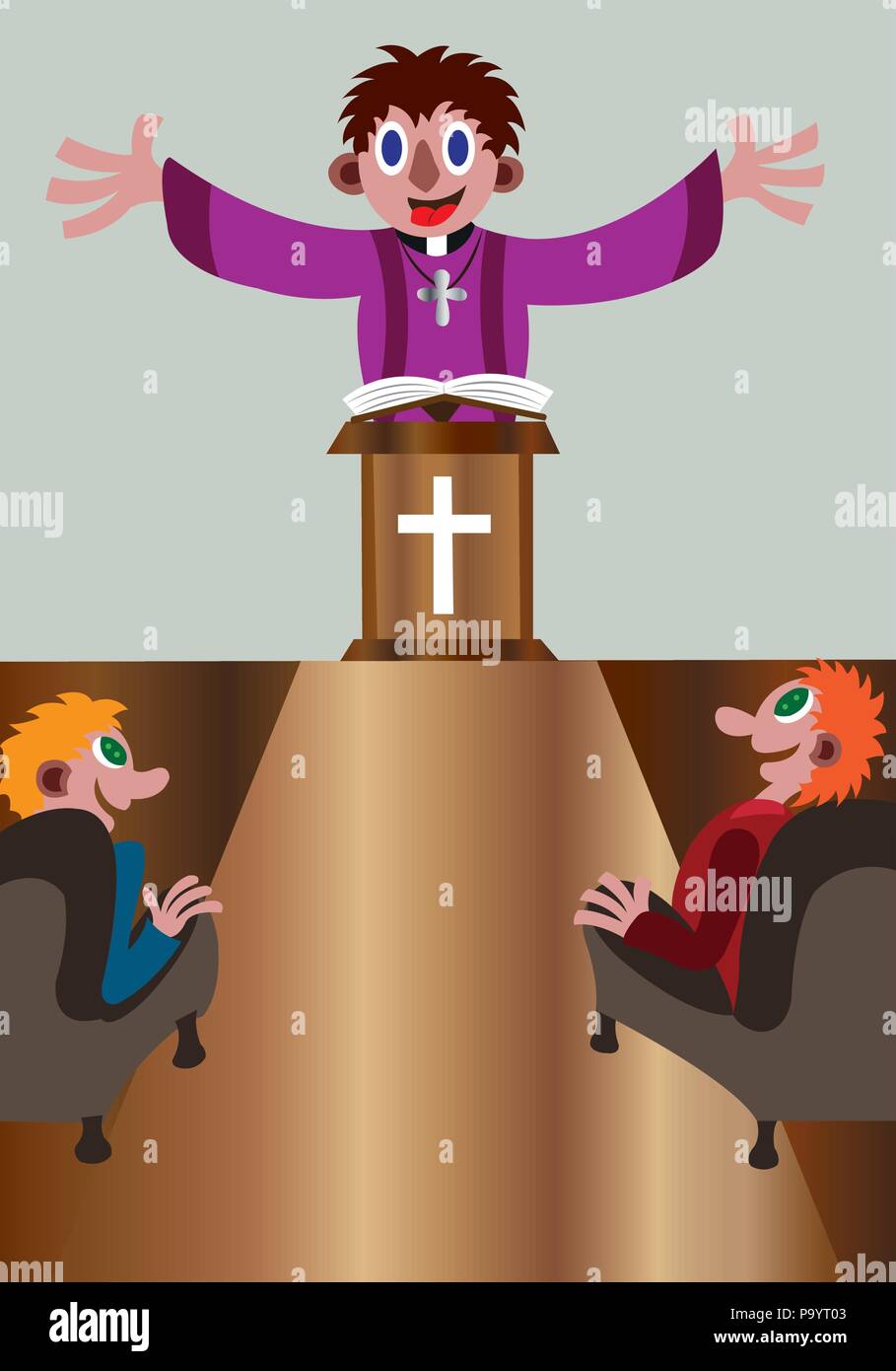 Evangelism Stock Vector Images - Alamy