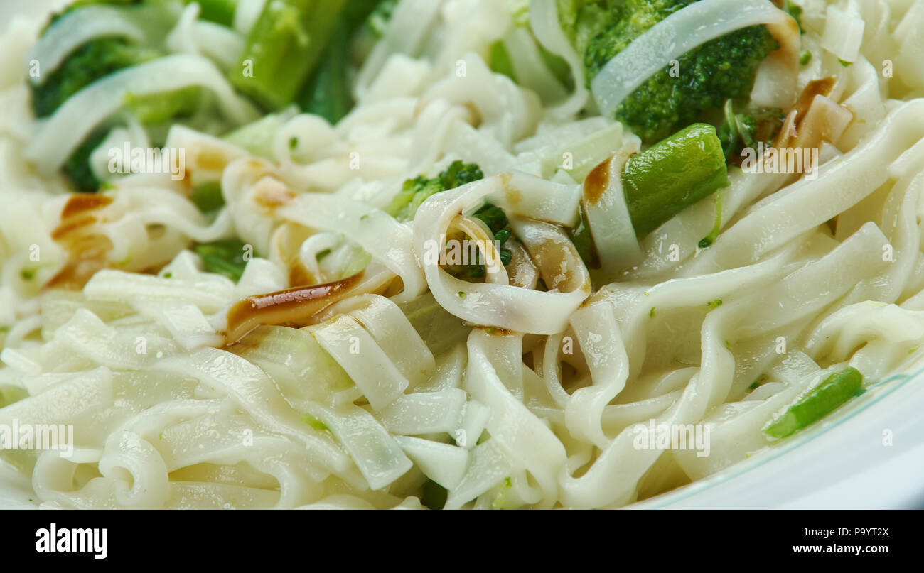 Chowmein traditional Chinese stirfried noodles. popular on Chinese