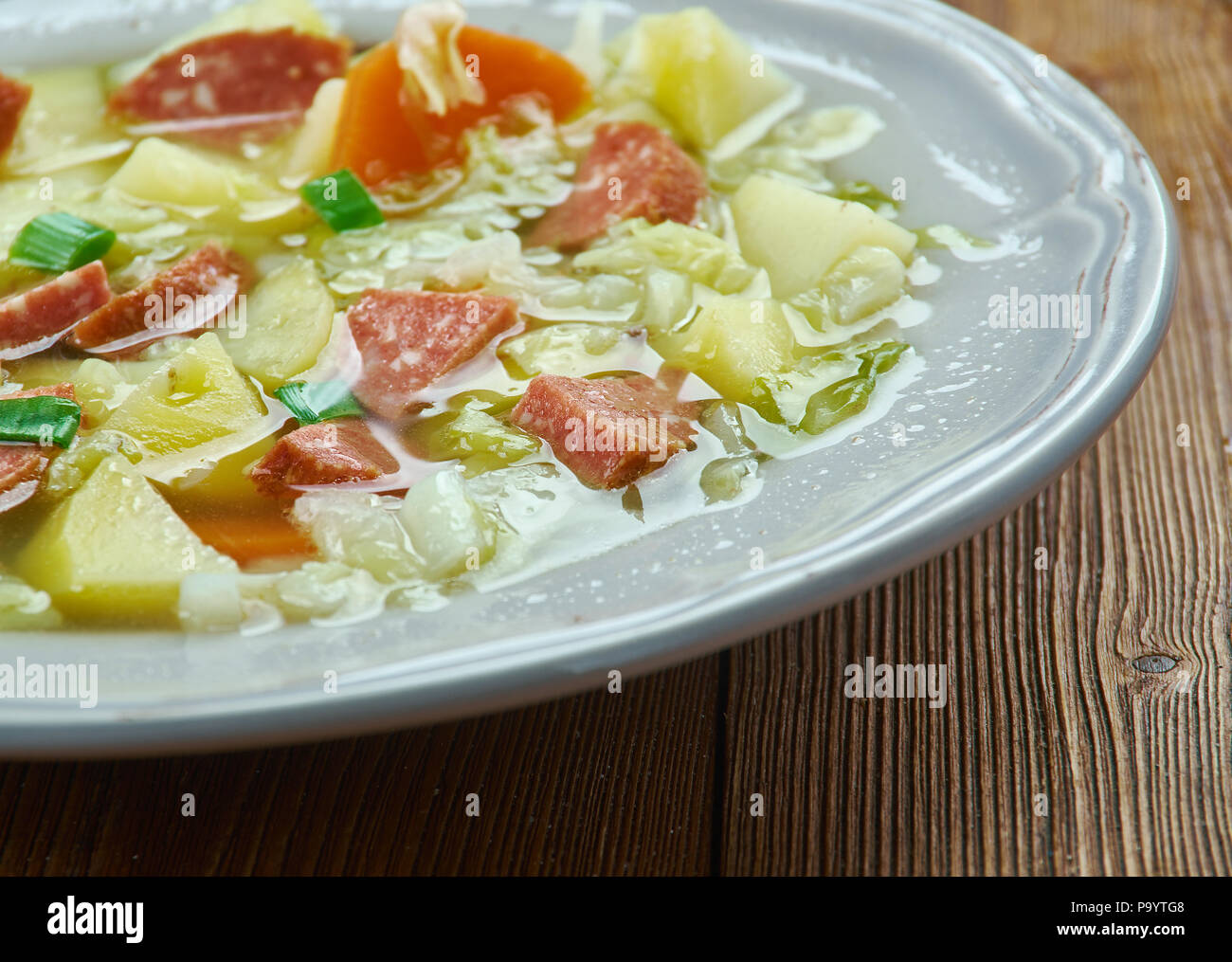 Soupe au choux French Cabbage Soup, French cuisine Stock Photo Alamy