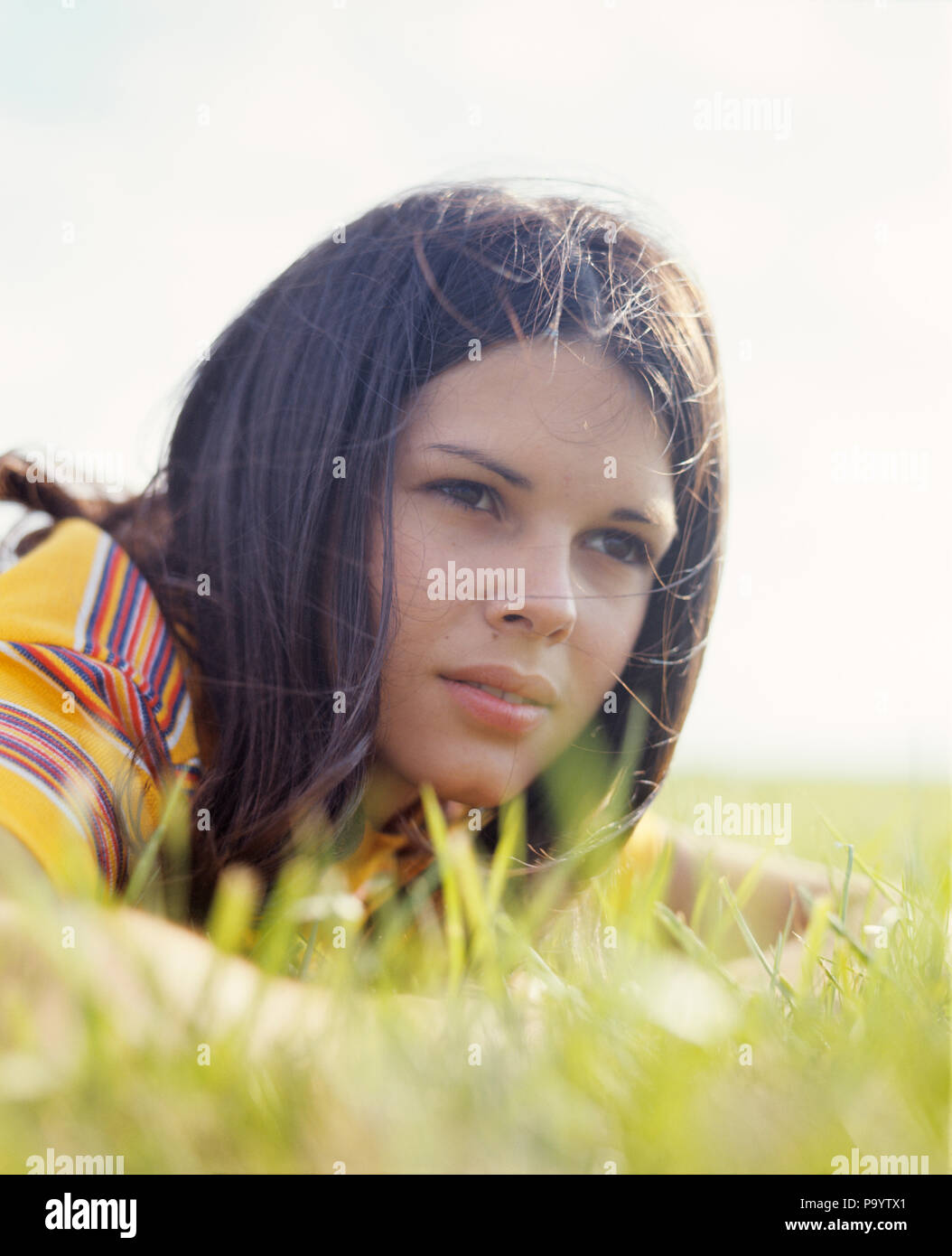 1970s girl teenager head hi-res stock photography and images