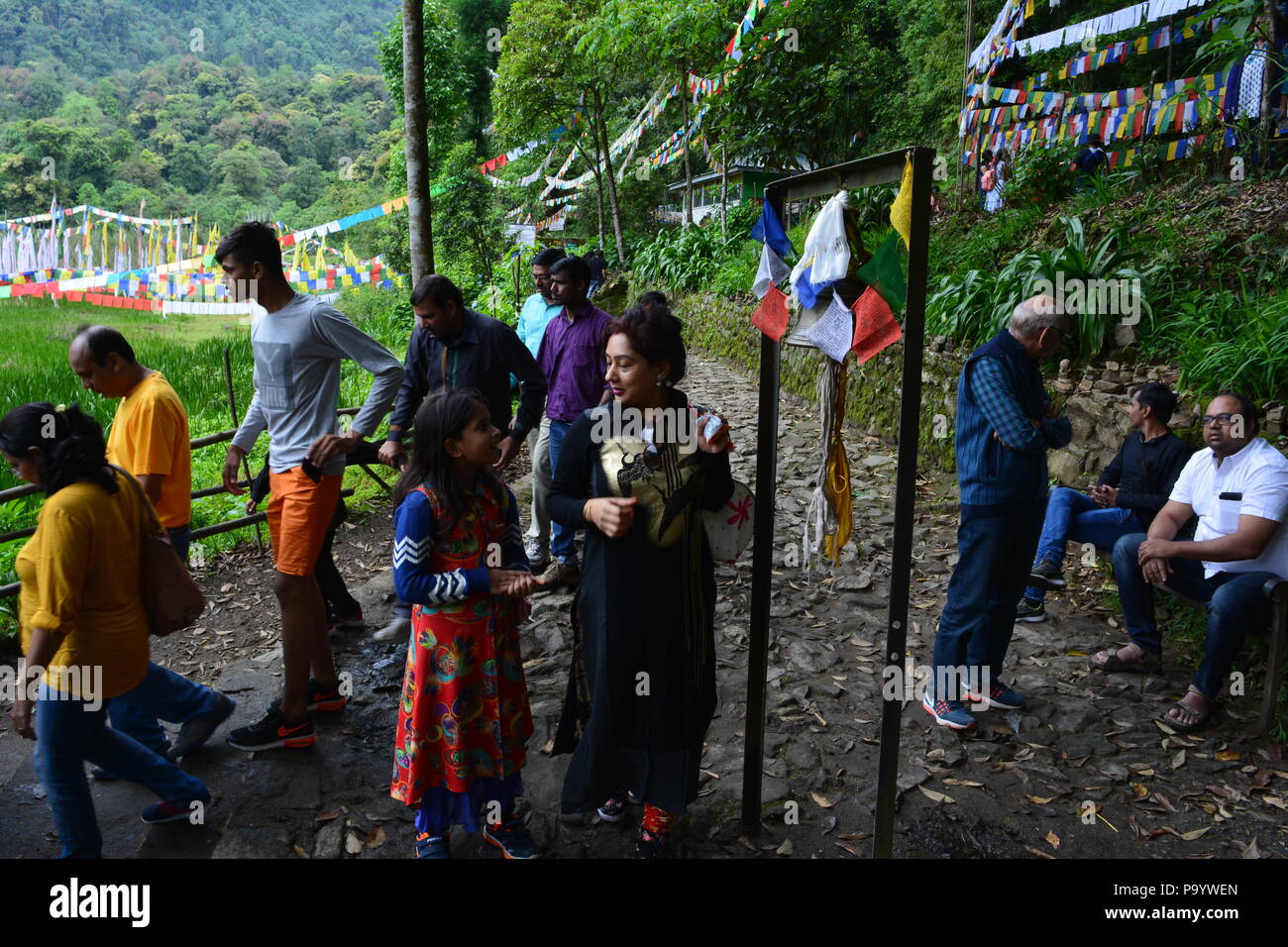 Pelling, West Sikkim, India. Travel photo. Stock Photo