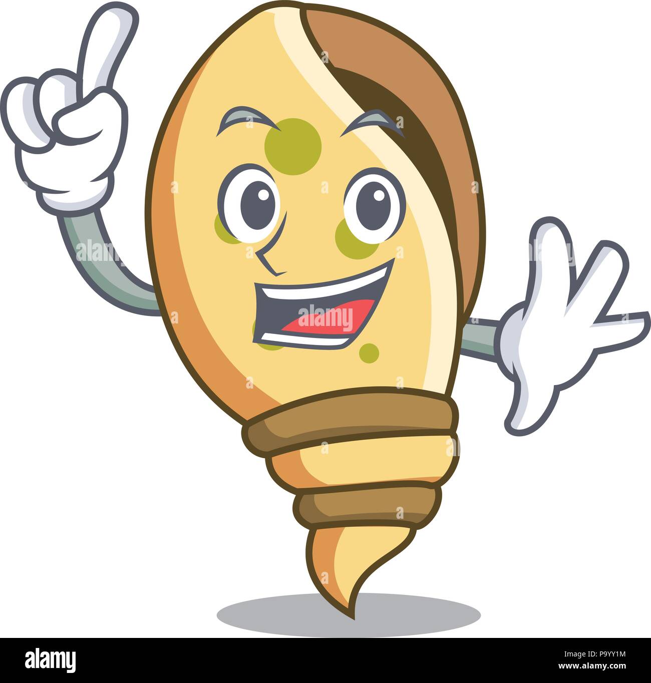 Shell Sign Finger Finger sea shell mascot cartoon Stock Vector Image & Art - Alamy