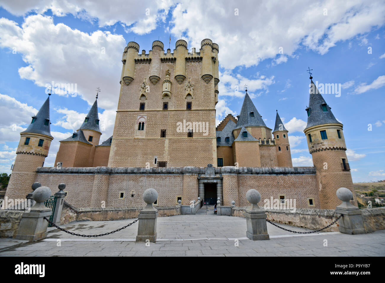Tower of John II of Castile - Alcazar of Segovia, Spain Stock Photo
