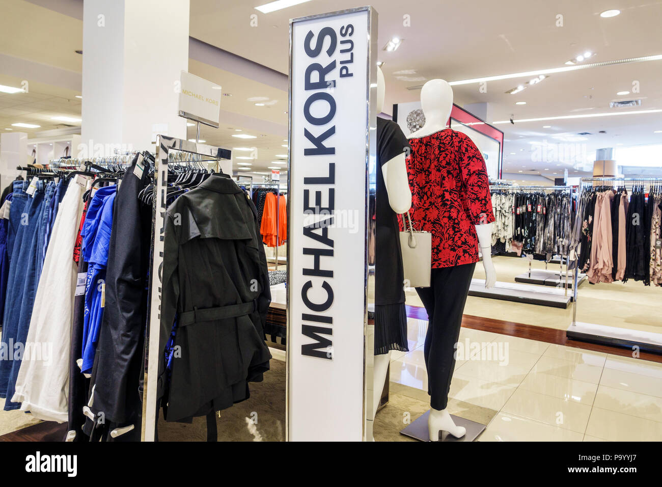 Orlando Florida,The Mall at Millenia,shopping shopper shoppers shop shops  market markets marketplace buying selling,retail store stores business  busin Stock Photo - Alamy