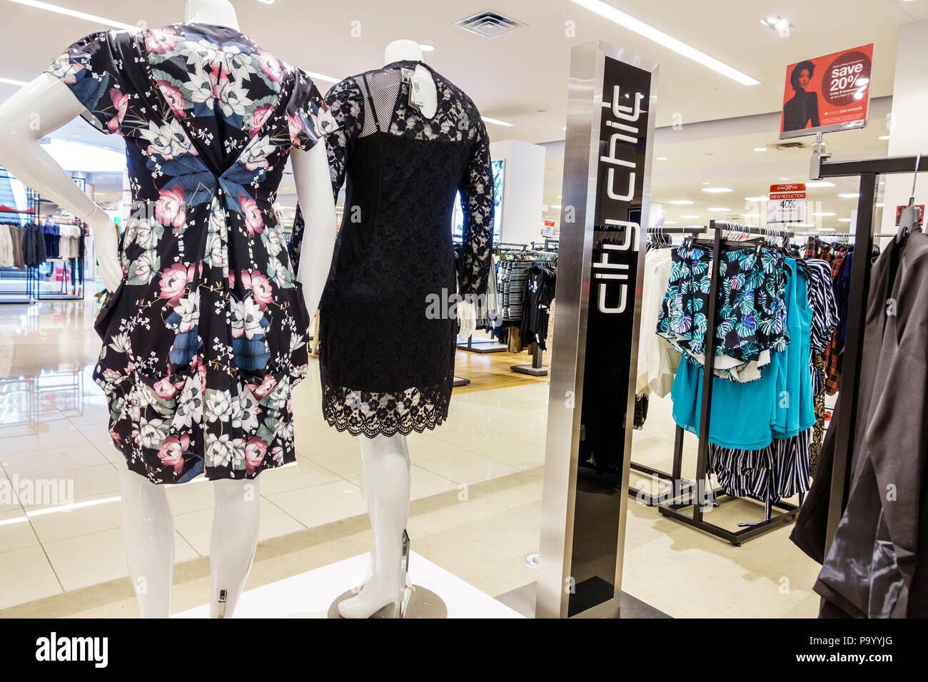 Orlando Florida,The Mall at Millenia,shopping shopper shoppers shop shops  market markets marketplace buying selling,retail store stores business  busin Stock Photo - Alamy