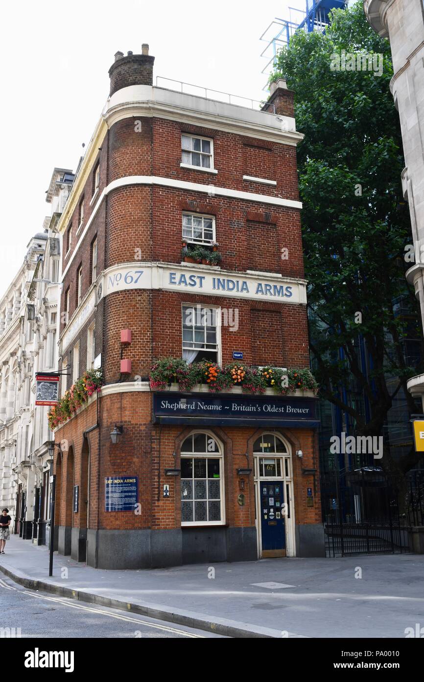 East India Arms pub in London Stock Photo