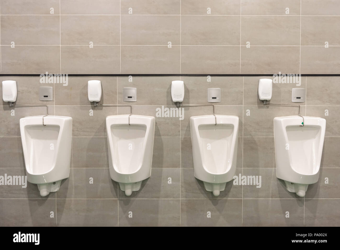 Interior Bathroom For Background Toilet Public For Gentlemen Detail Stock Photo Alamy