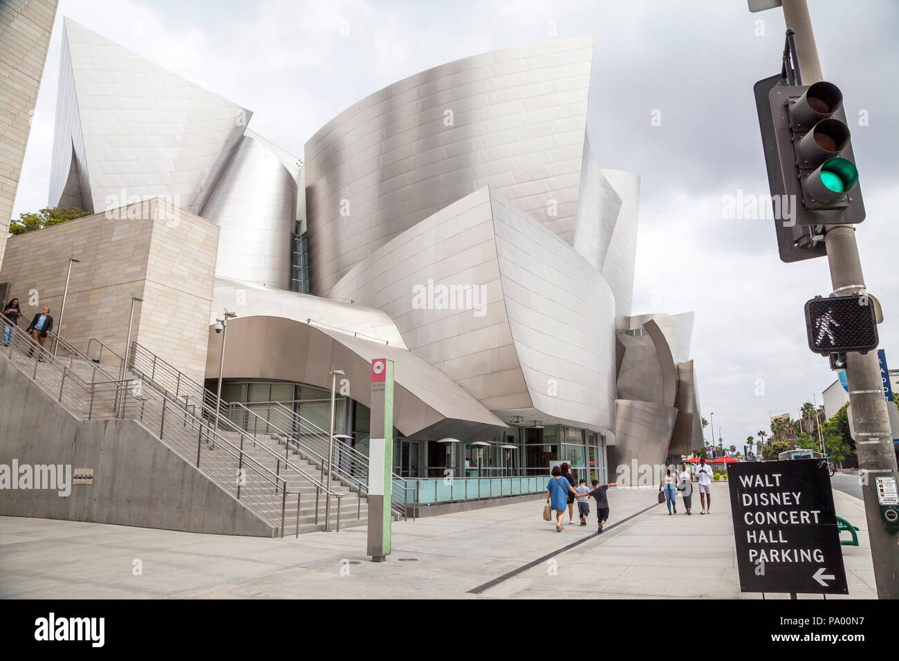 Walt Disney Concert Hall, Los Angeles, California, USA Stock Photo
