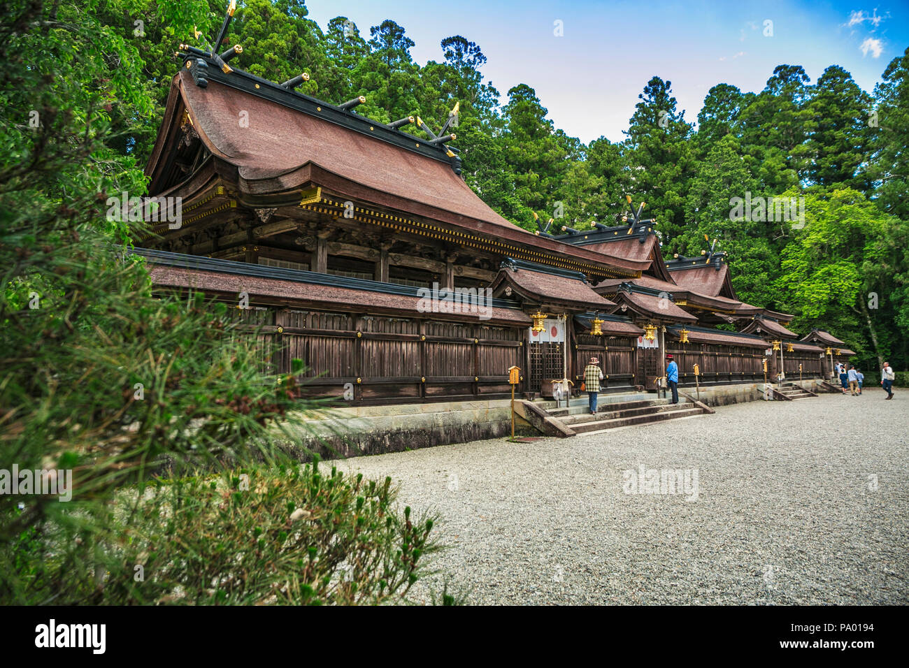 Kumano Hongu Taisha. Shinto shrine. Tanabe city. Wakayama Prefecture. Kumano Kodo pilgrimage route. UNESCO .Japan Stock Photo