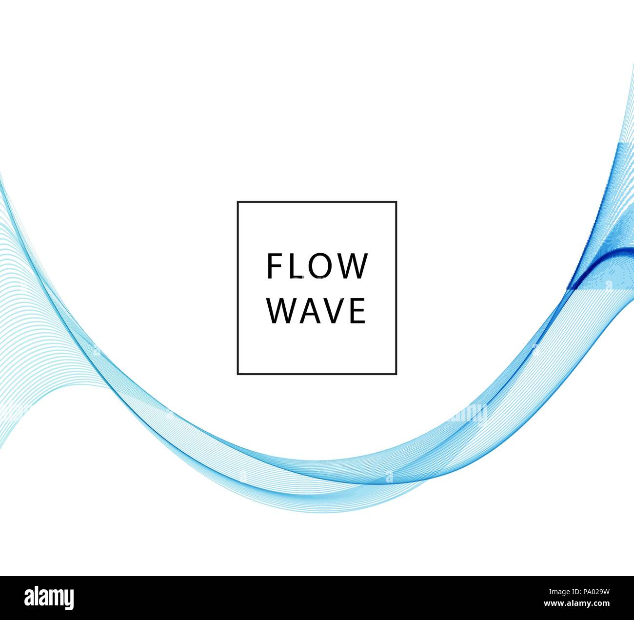 Abstract vector background, blue wavy Stock Vector Image & Art - Alamy