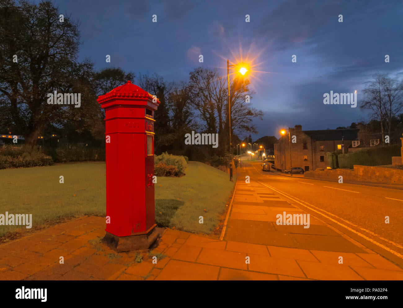 Post Box Scotland Scottish borders box hi-res stock photography and images - Alamy