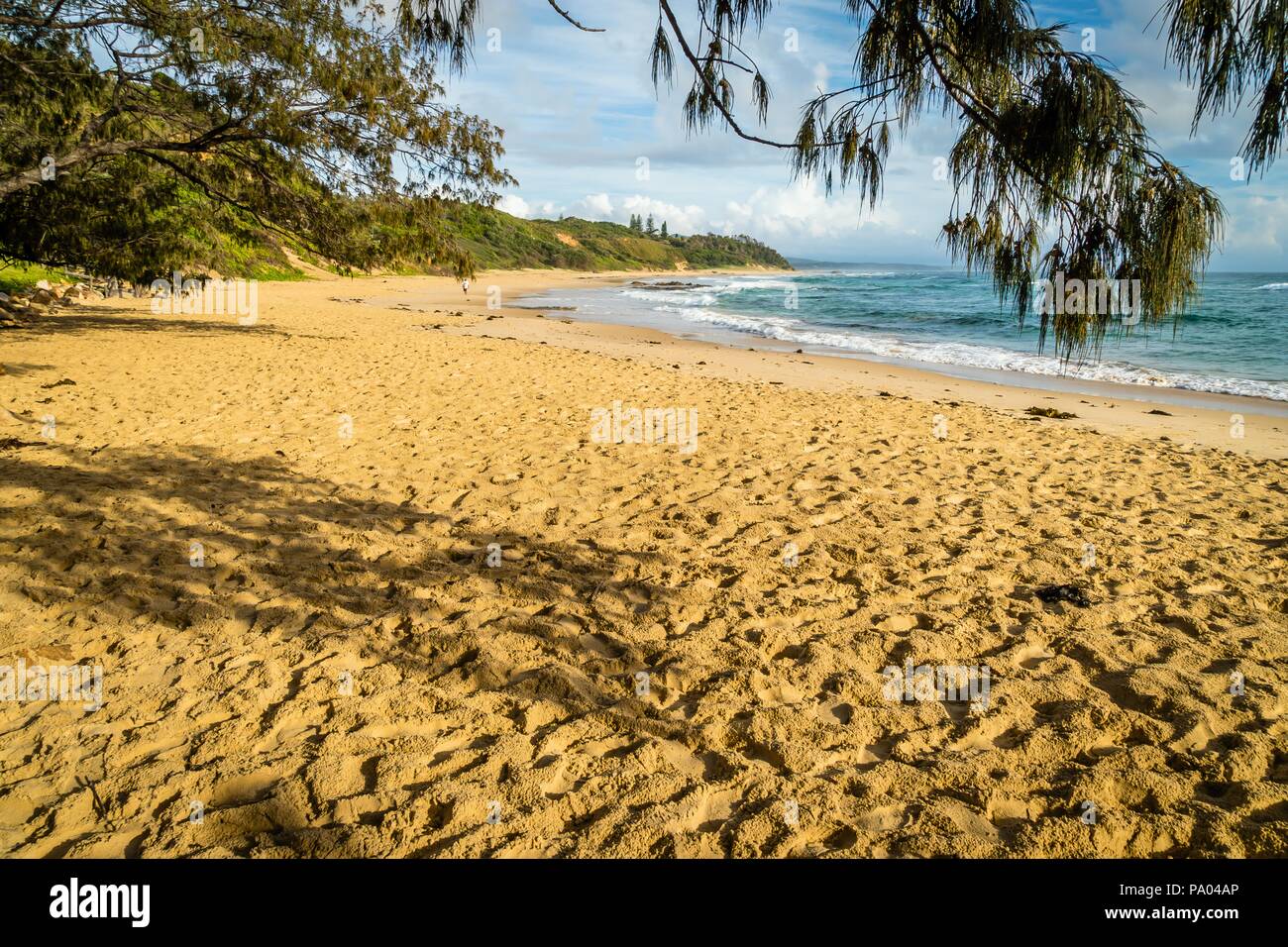 Shelly beach in Nambucca Heads in Australia after sunrise Stock Photo