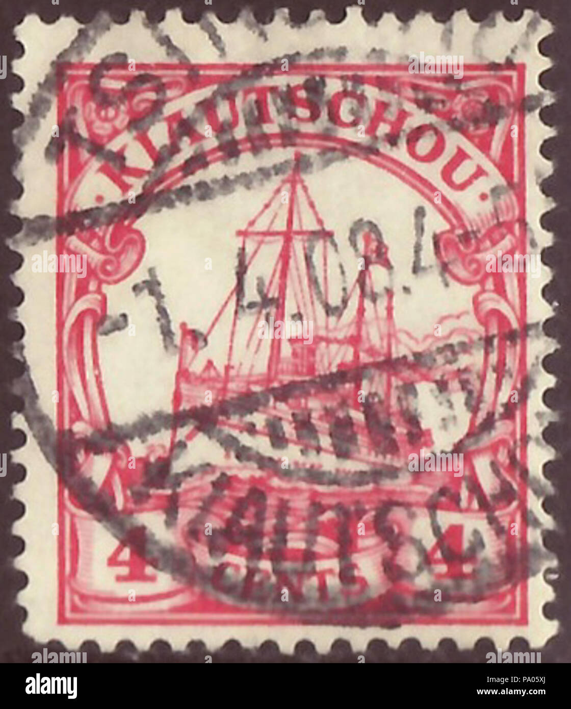 . Stamp of the German Empire - German colonies - Kiautschou; colonial