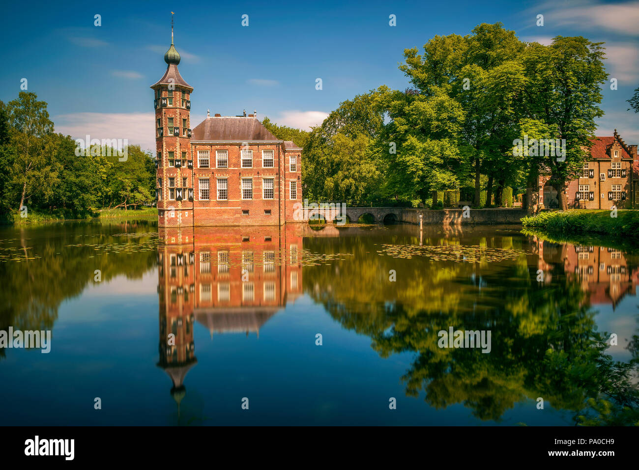 Castle Bouvigne and the surrounding park in Breda, Netherlands Stock Photo