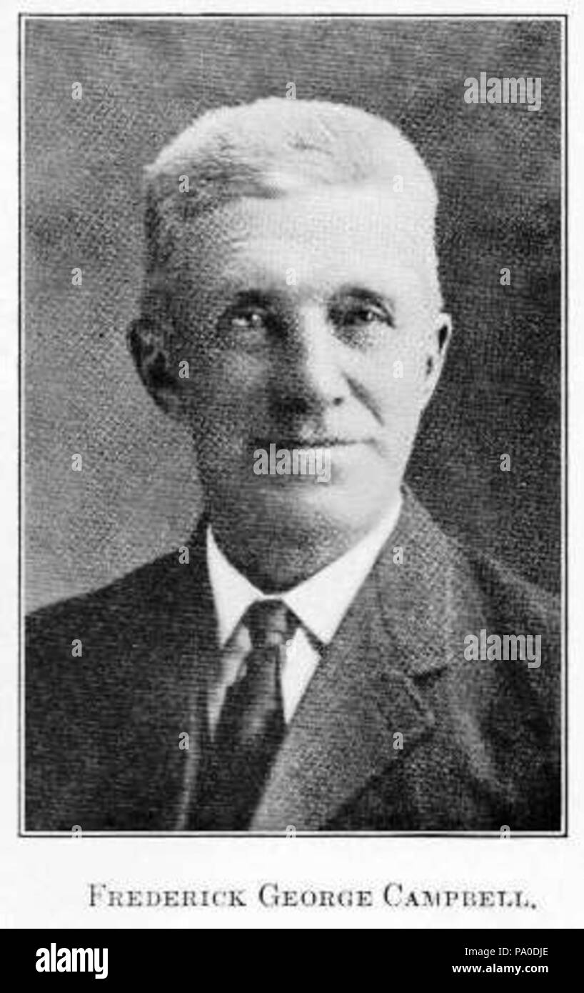 673 Frederick George Campbell, a founder of Phi Sigma Kappa, as an older  man. sm Stock Photo - Alamy