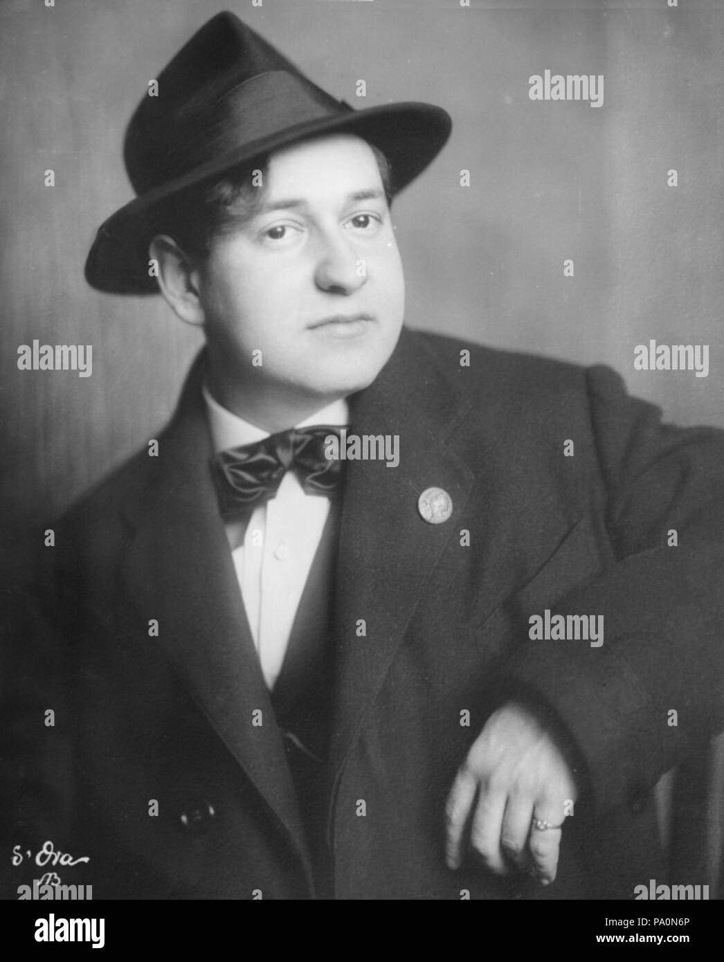 625 Erich Wolfgang Korngold (1897–1957) 1916 © Madame d'Ora (1881–1963) OeNB 9801962 Stock Photo