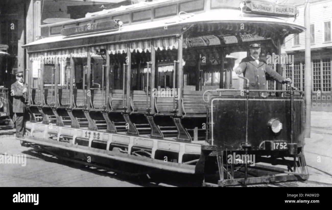 650 First Car Into Tremont Street Subway Pictured At Allston