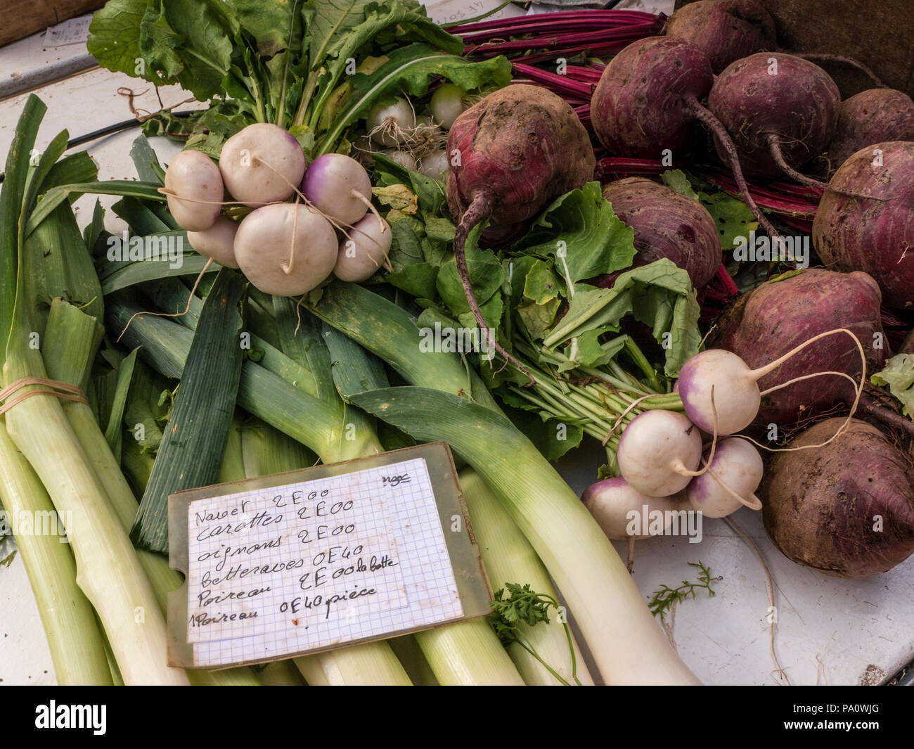 Price List Vegetables High Resolution Stock Photography And Images Alamy