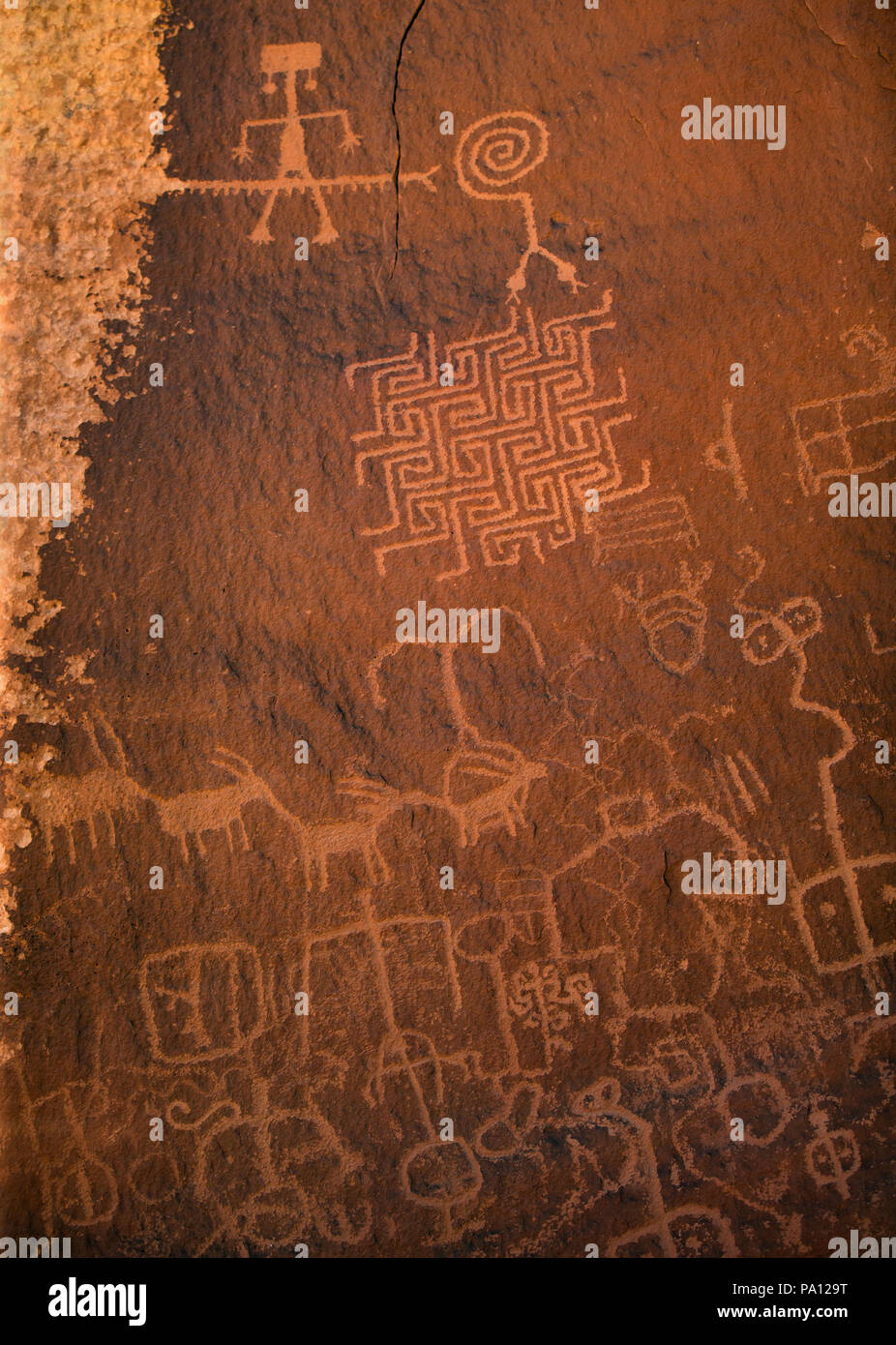 Maze rock art site hi-res stock photography and images - Alamy