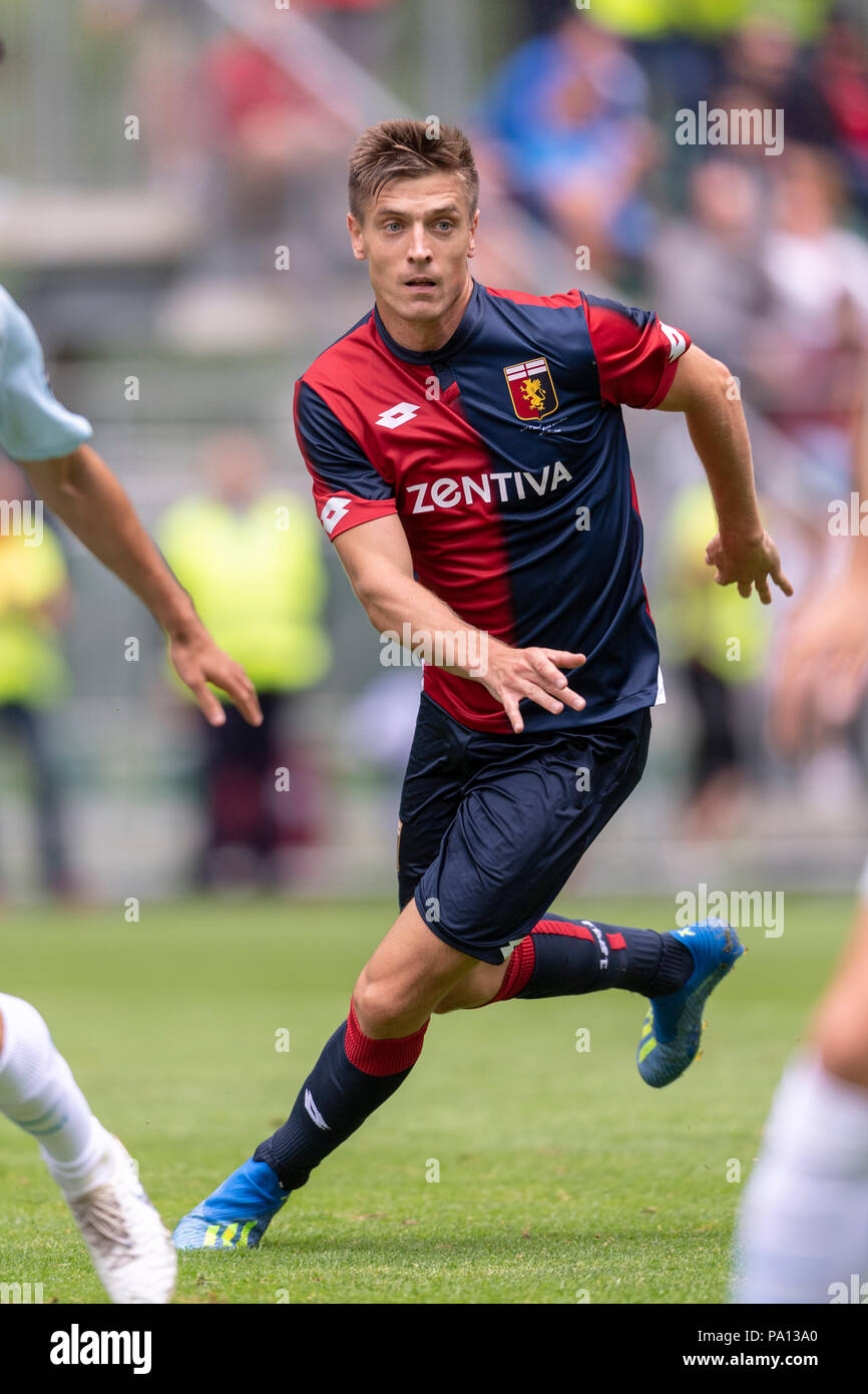 GENOVA - NOV 10, 2018: 9 Krzysztof Piatek. C.F.C Genoa - SSC