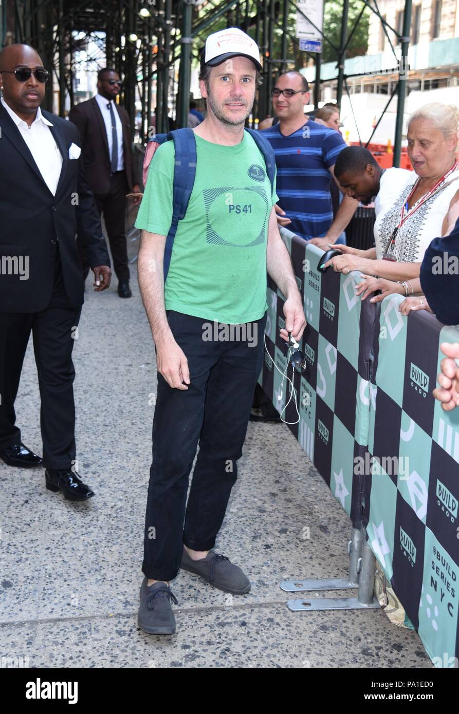 New York, NY, USA. 20th July, 2018. Josh Hamilton, seen at BUILD Series to  promote EIGHTH GRADE out and about for Celebrity Candids - FRI, New York,  NY July 20, 2018. Credit