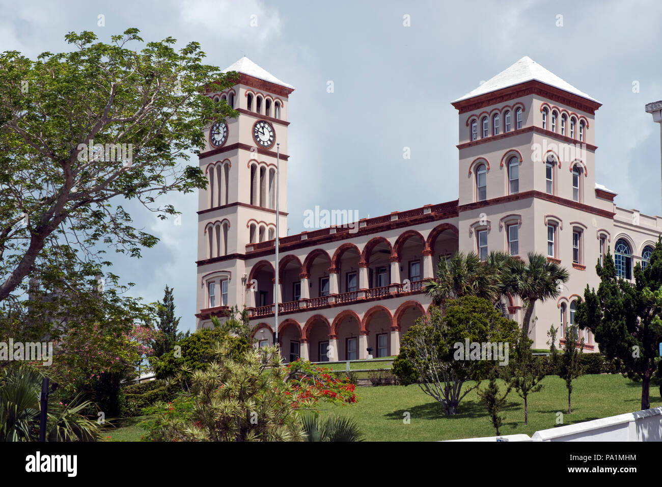 The Sessions House, home of the House of Assembly in Hamilton, Bermuda